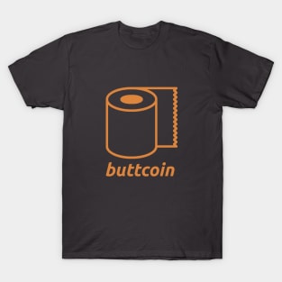 Buttcoin The Great Toilet Paper Shortage of 2020 T-Shirt